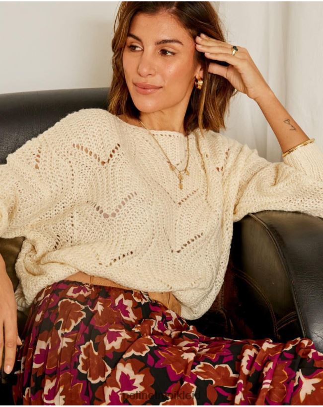 Polin et moi Pullover breit Priscilla HT8R354 Kleidung roh