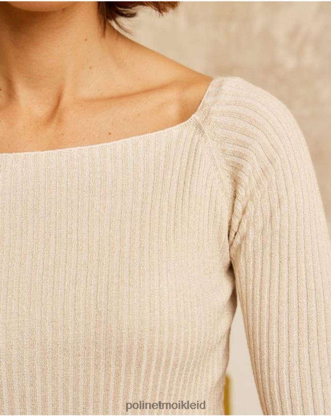 Polin et moi Pullover gut gestrickt HT8R342 Kleidung beige/creme