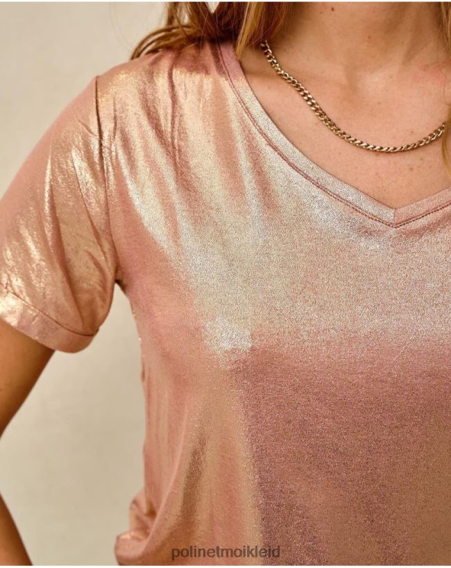 Polin et moi Brillo Trudi T-Shirt HT8R273 Kleidung Rose