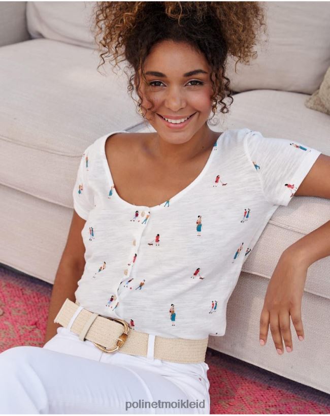 Polin et moi Leute betteln um T-Shirt HT8R238 Kleidung Weiß