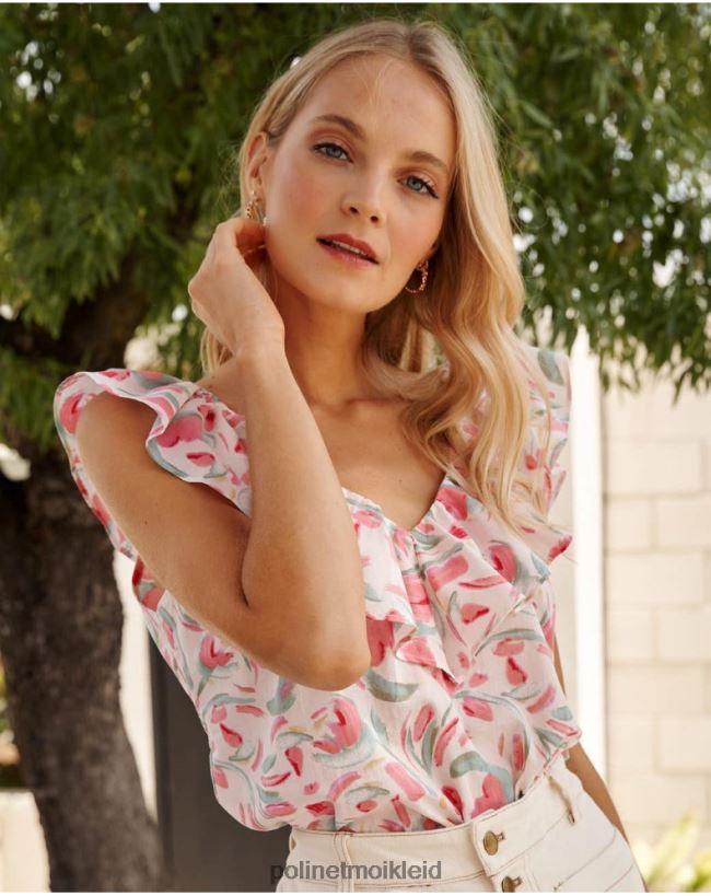 Polin et moi Oberteil mit Rüschen, Sheila HT8R247 Kleidung bilden