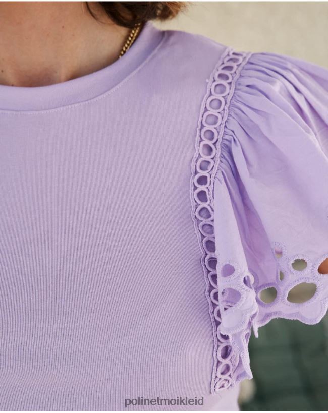 Polin et moi Oberteil mit Rüschen, Trixie HT8R254 Kleidung Malve
