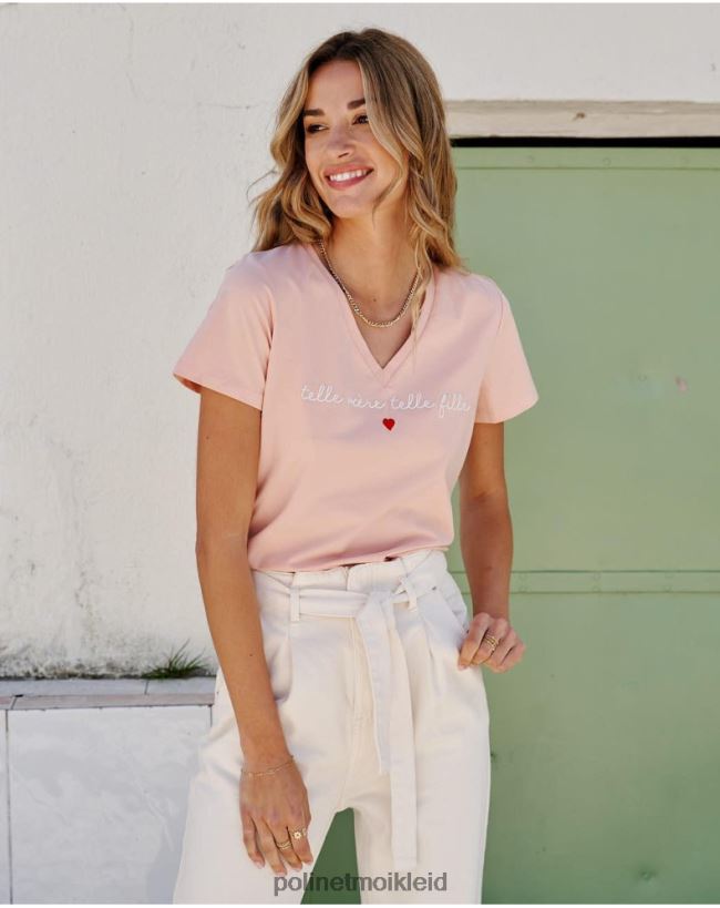 Polin et moi T-Shirt Pico Eugenia HT8R274 Kleidung Rose