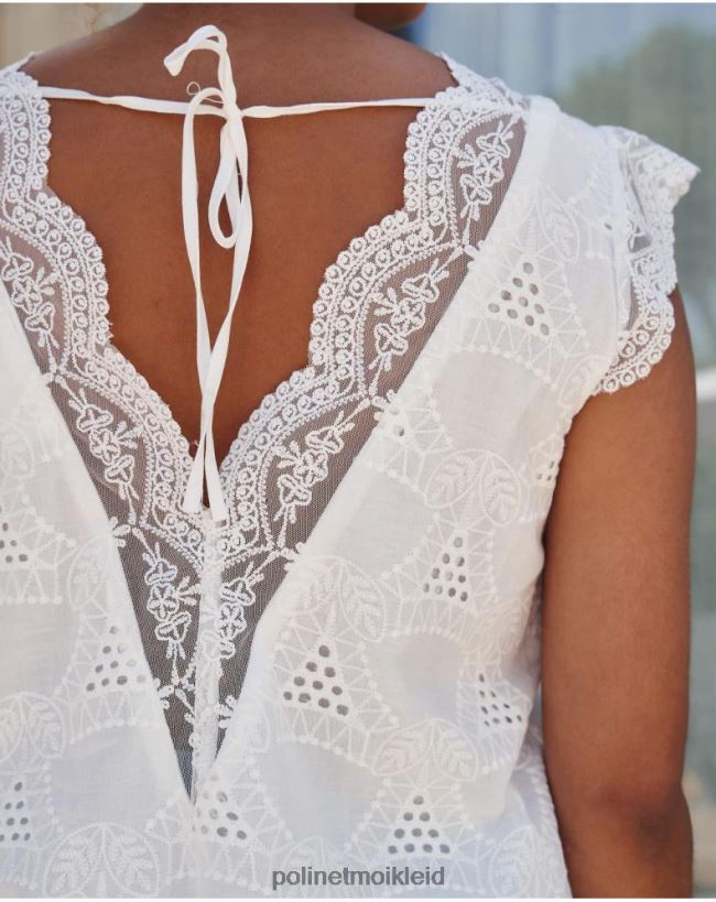 Polin et moi Top Batista Amparo HT8R240 Kleidung Weiß