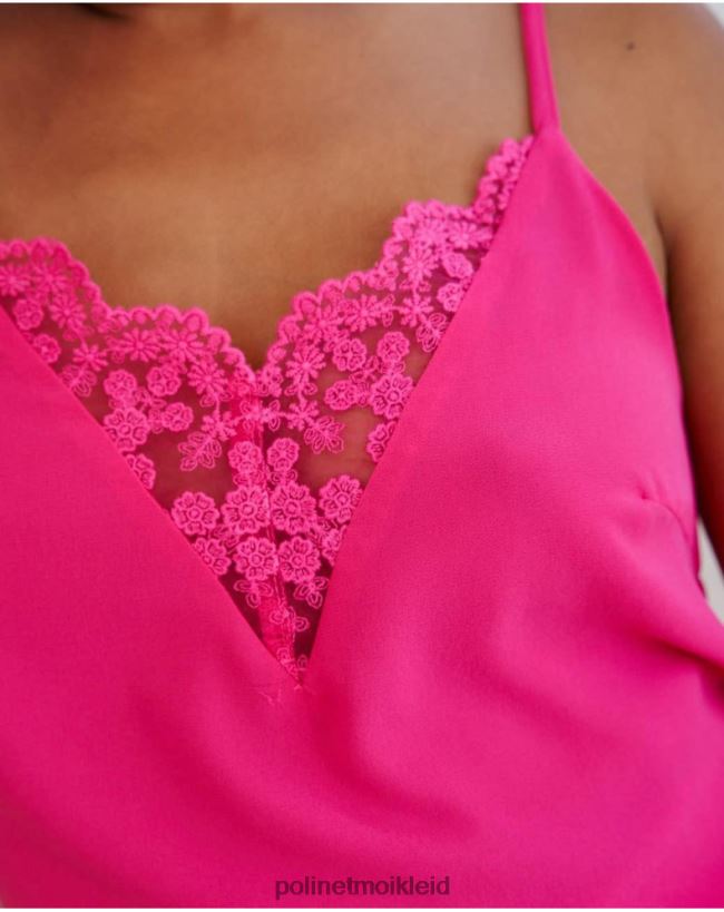 Polin et moi Top Spitze Emy HT8R268 Kleidung Fuchsie