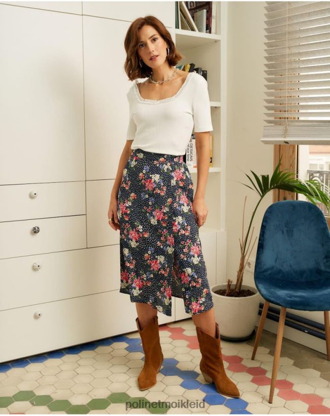 Polin et moi Top Spitze Giorgia HT8R288 Kleidung Weiß