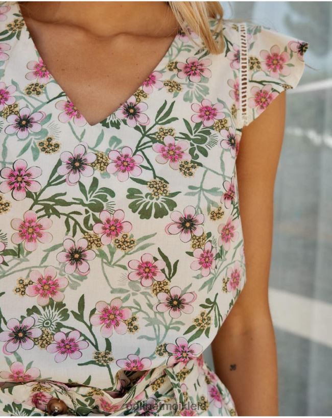 Polin et moi Top romantische Maya HT8R245 Kleidung apfelgrün/mint