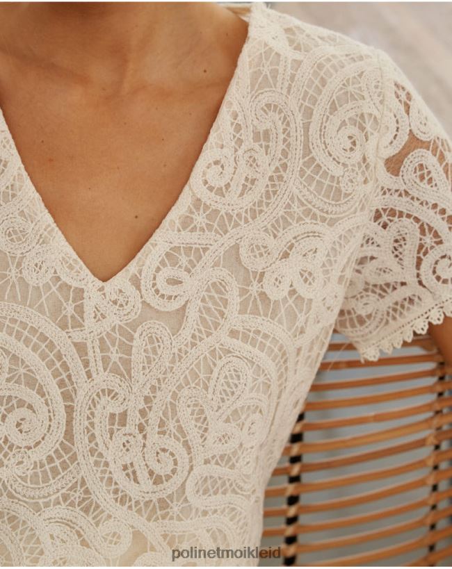 Polin et moi besticktes Bruma-T-Shirt HT8R248 Kleidung roh