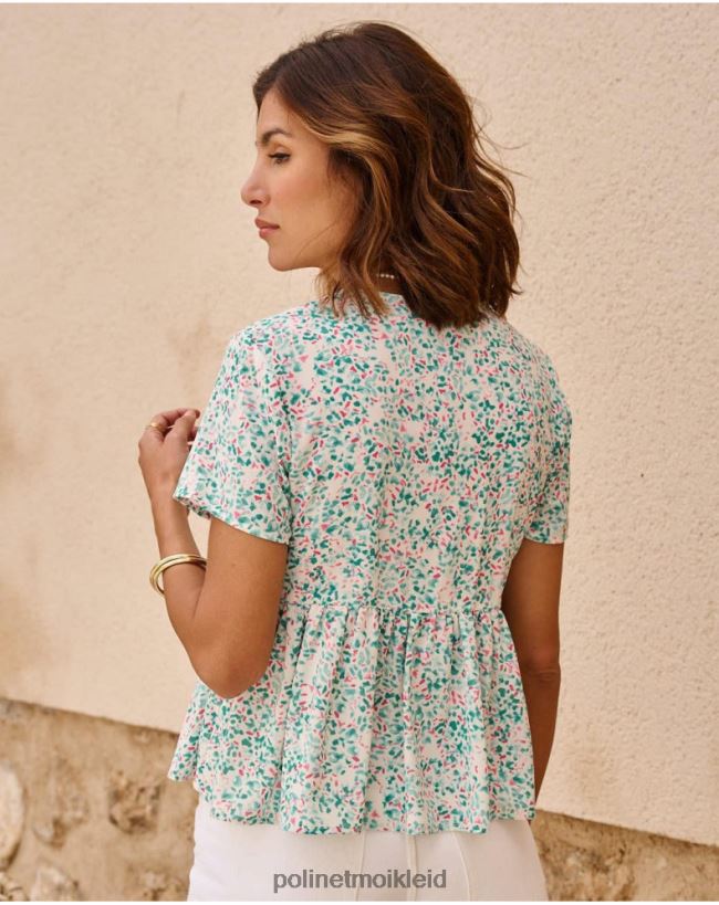 Polin et moi obere Schleife Esmeralda HT8R241 Kleidung Türkis