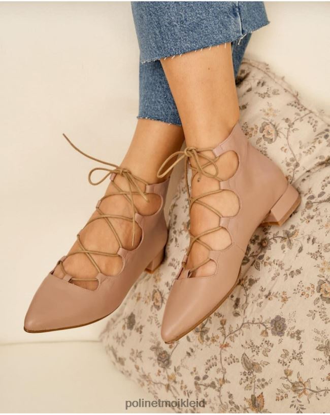 Polin et moi merceditas cordones gregoria HT8R482 Schuhwerk nackt