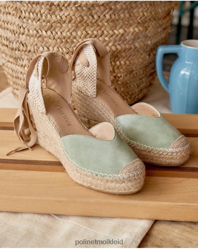 Polin et moi Alpadrille-Herz Lilith HT8R513 Schuhwerk Türkis