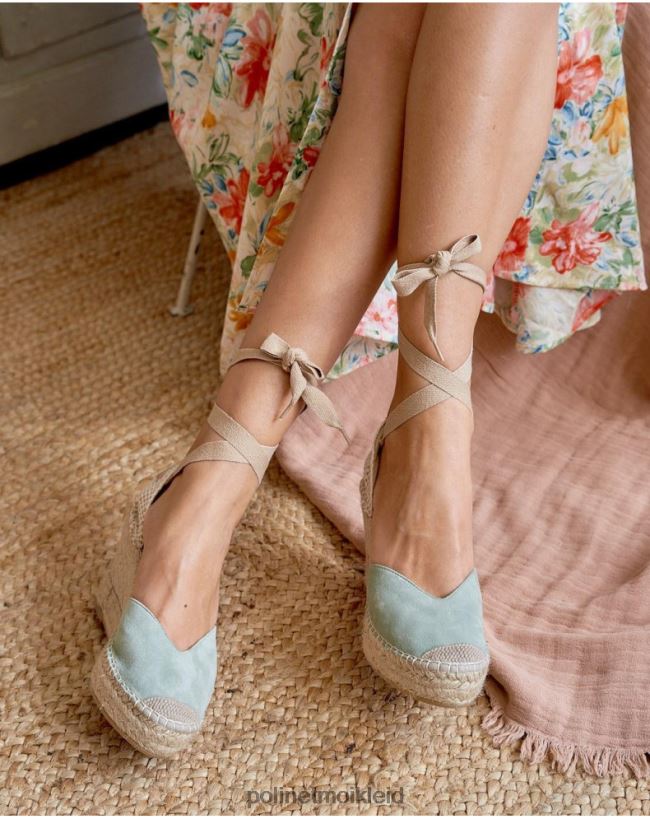 Polin et moi Alpadrille-Herz Lilith HT8R513 Schuhwerk Türkis