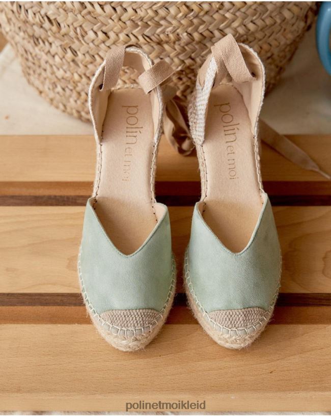 Polin et moi Alpadrille-Herz Lilith HT8R513 Schuhwerk Türkis