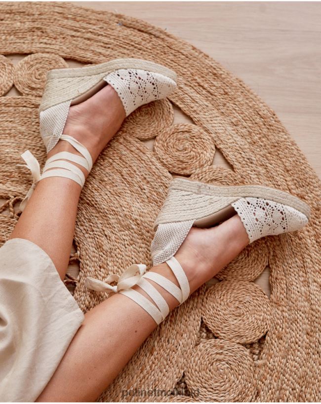 Polin et moi Alpargata-Häkelziel HT8R512 Schuhwerk roh