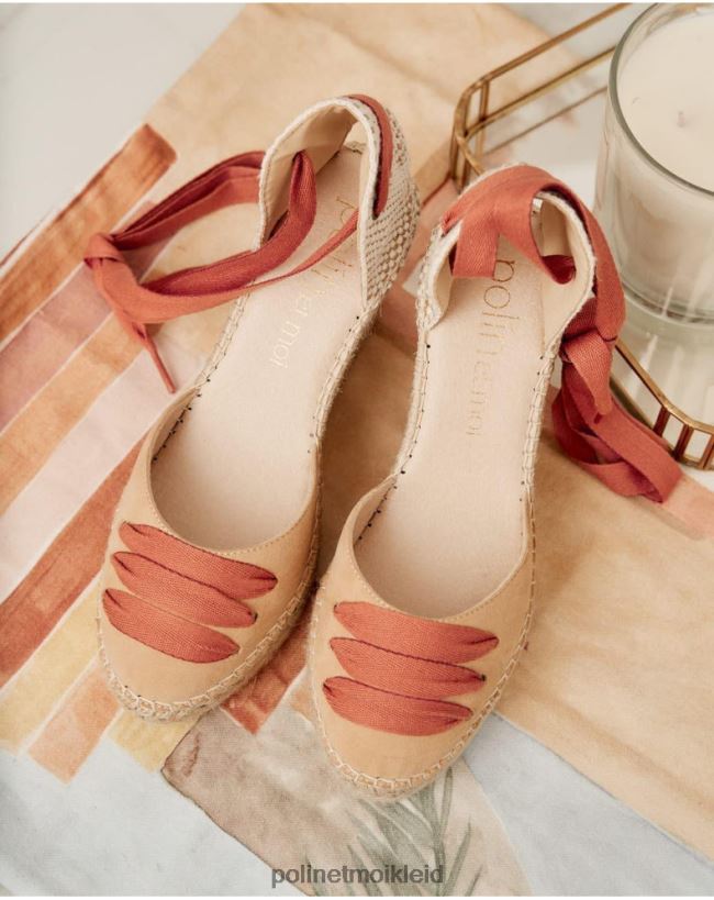 Polin et moi Bauern-Espadrille-Penny HT8R432 Schuhwerk Kamel