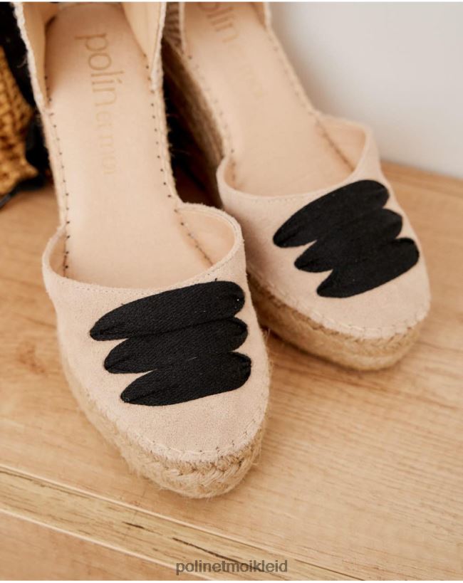Polin et moi Bauern-Espadrille-Penny HT8R442 Schuhwerk roh