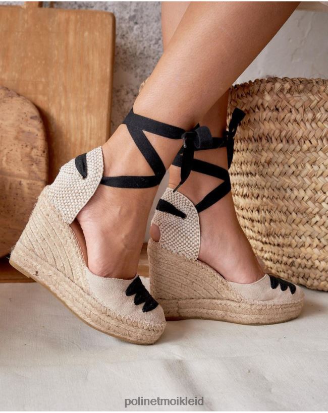 Polin et moi Bauern-Espadrille-Penny HT8R442 Schuhwerk roh