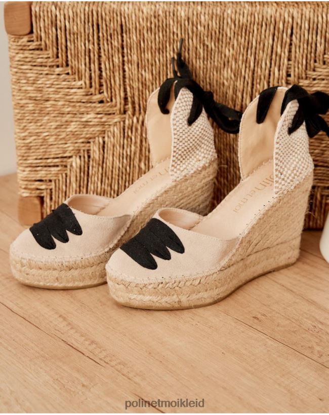 Polin et moi Bauern-Espadrille-Penny HT8R442 Schuhwerk roh