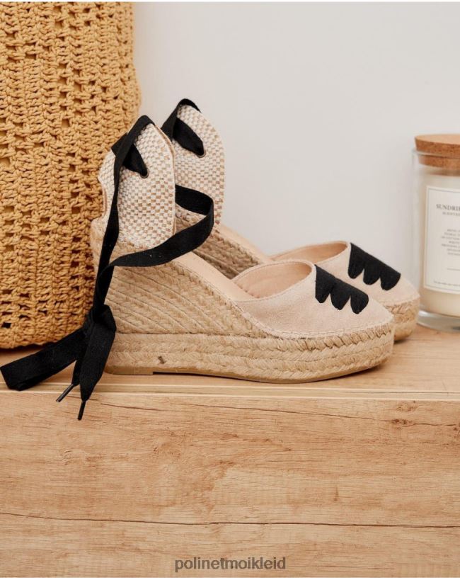 Polin et moi Bauern-Espadrille-Penny HT8R442 Schuhwerk roh