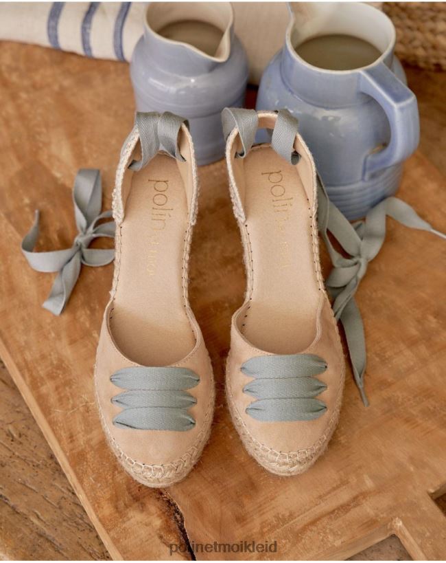 Polin et moi Bauern-Espadrille-Penny HT8R444 Schuhwerk Beige