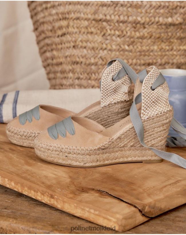 Polin et moi Bauern-Espadrille-Penny HT8R444 Schuhwerk Beige