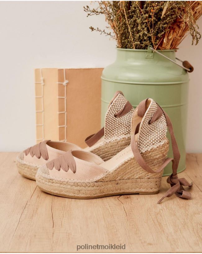 Polin et moi Bauern-Espadrille-Penny HT8R498 Schuhwerk nackt