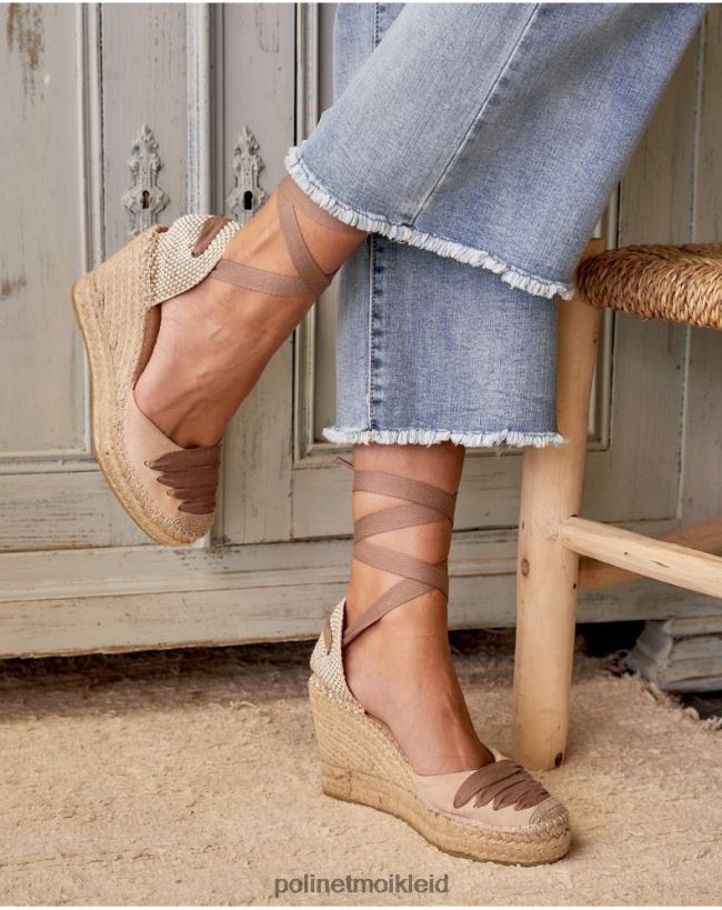 Polin et moi Bauern-Espadrille-Penny HT8R498 Schuhwerk nackt