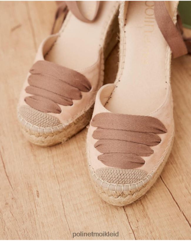 Polin et moi Bauern-Espadrille-Penny HT8R498 Schuhwerk nackt