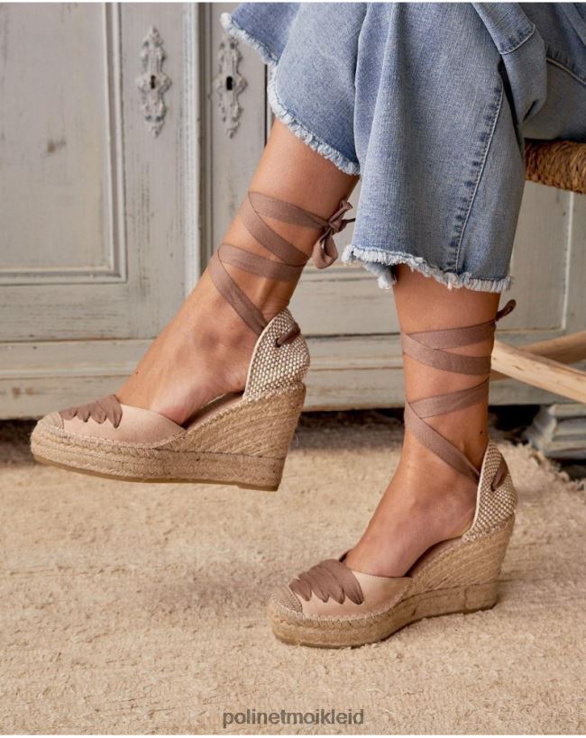 Polin et moi Bauern-Espadrille-Penny HT8R498 Schuhwerk nackt