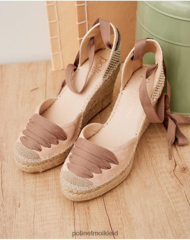 Polin et moi Bauern-Espadrille-Penny HT8R498 Schuhwerk nackt