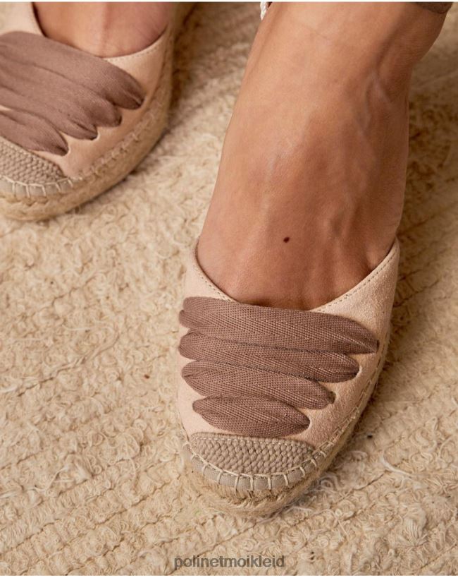 Polin et moi Bauern-Espadrille-Penny HT8R498 Schuhwerk nackt