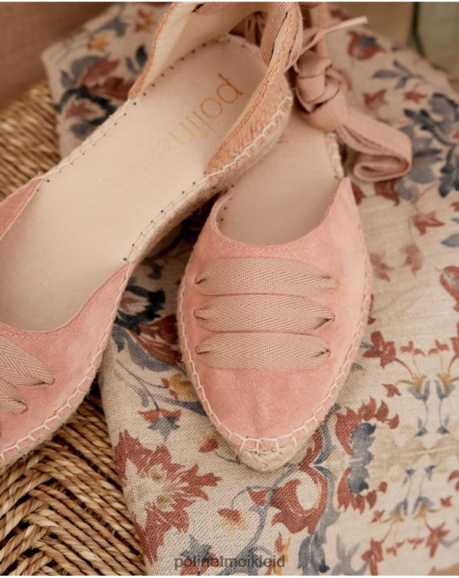 Polin et moi Bauern-Espadrille-Rabe HT8R423 Schuhwerk Rose