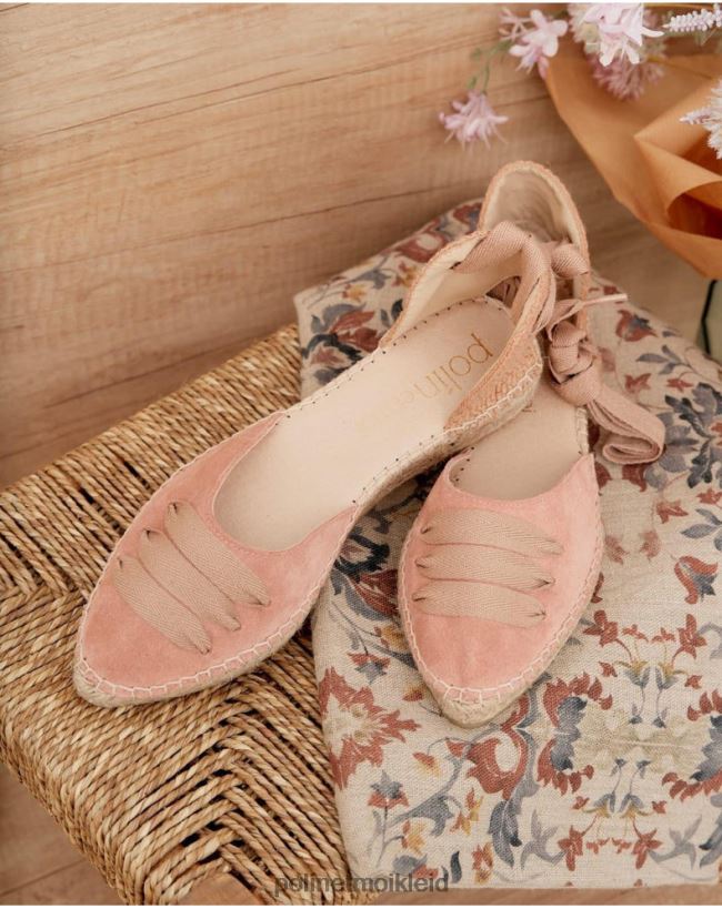 Polin et moi Bauern-Espadrille-Rabe HT8R423 Schuhwerk Rose