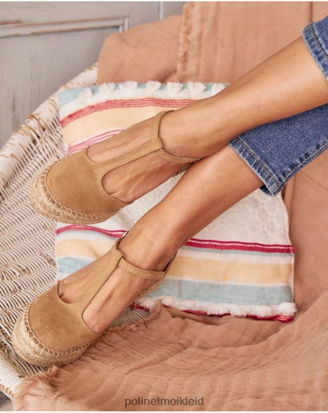 Polin et moi Country-Espadrille Janne HT8R490 Schuhwerk Kamel