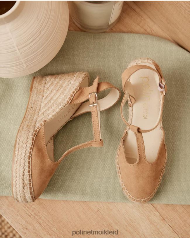 Polin et moi Country-Espadrille Janne HT8R490 Schuhwerk Kamel