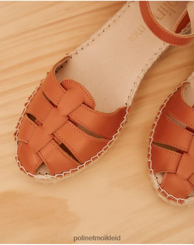 Polin et moi Crabeater-Espadrille Anna HT8R494 Schuhwerk Leder