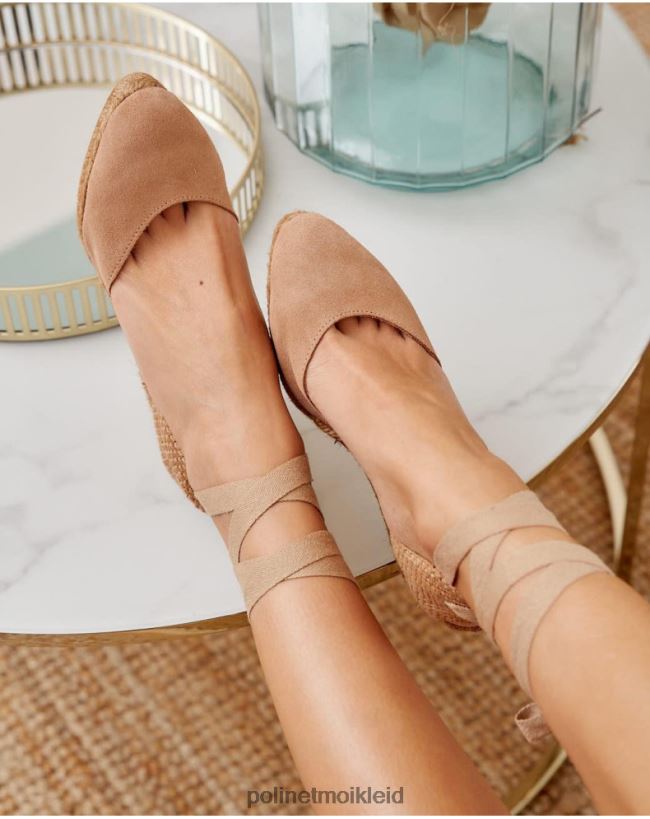 Polin et moi Espadrille-Ausschnitt Mafalda HT8R457 Schuhwerk Kamel