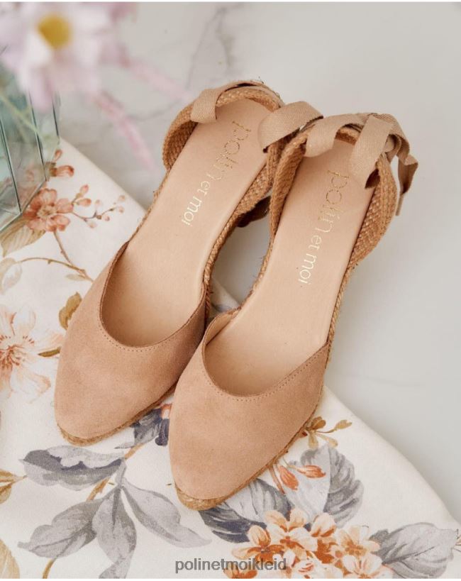 Polin et moi Espadrille-Ausschnitt Mafalda HT8R457 Schuhwerk Kamel