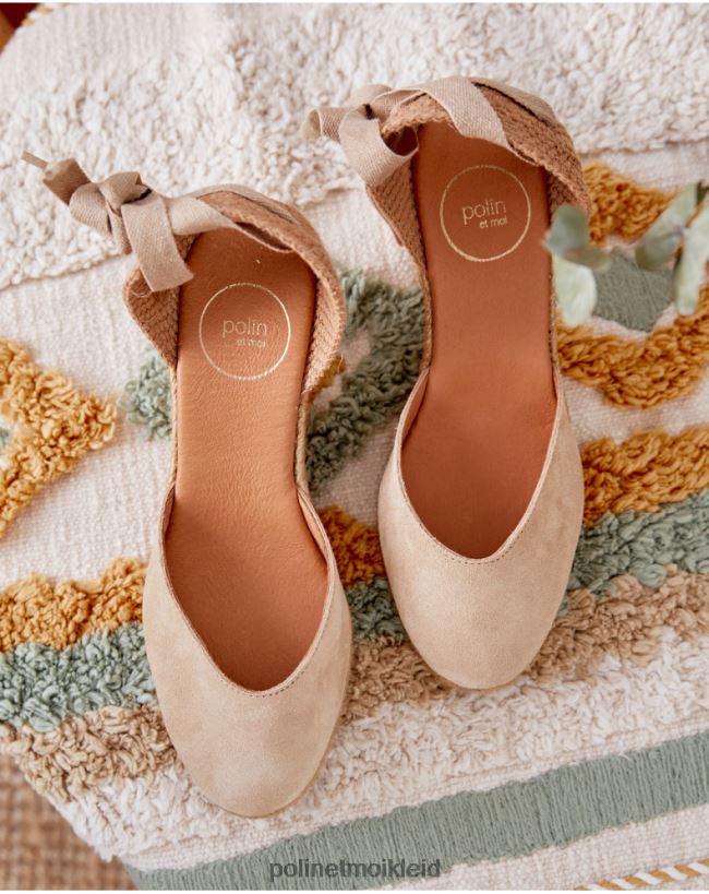 Polin et moi Espadrille-Bänder Madalina HT8R441 Schuhwerk Kamel