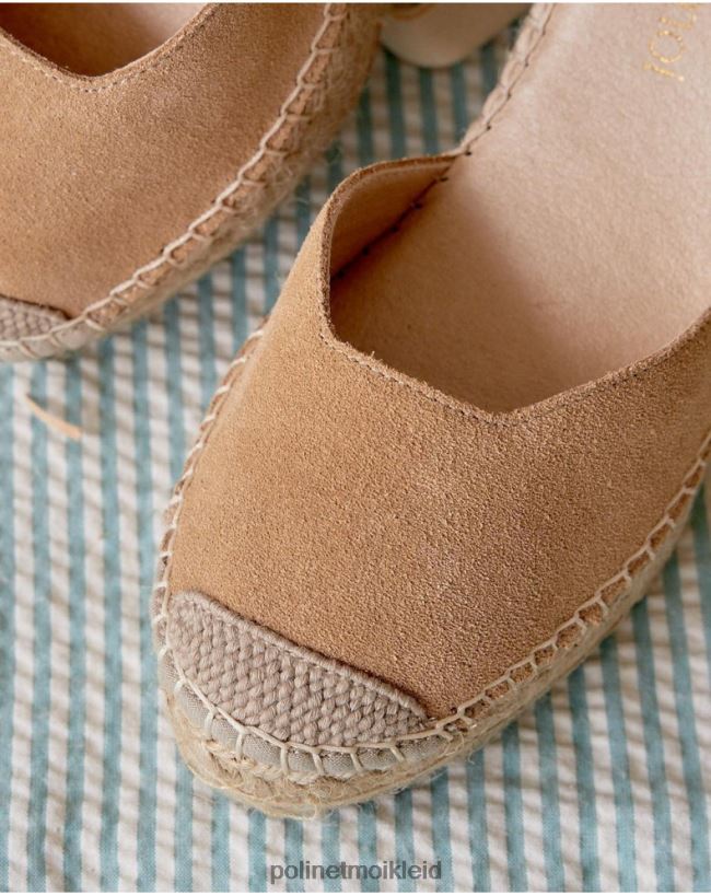Polin et moi Espadrille-Dori-Ausschnitt HT8R440 Schuhwerk Kamel