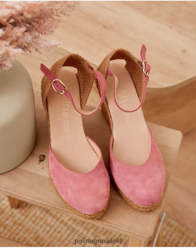 Polin et moi Espadrille-Eleonora-Ausschnitt HT8R484 Schuhwerk Himbeere