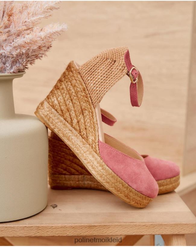 Polin et moi Espadrille-Eleonora-Ausschnitt HT8R484 Schuhwerk Himbeere