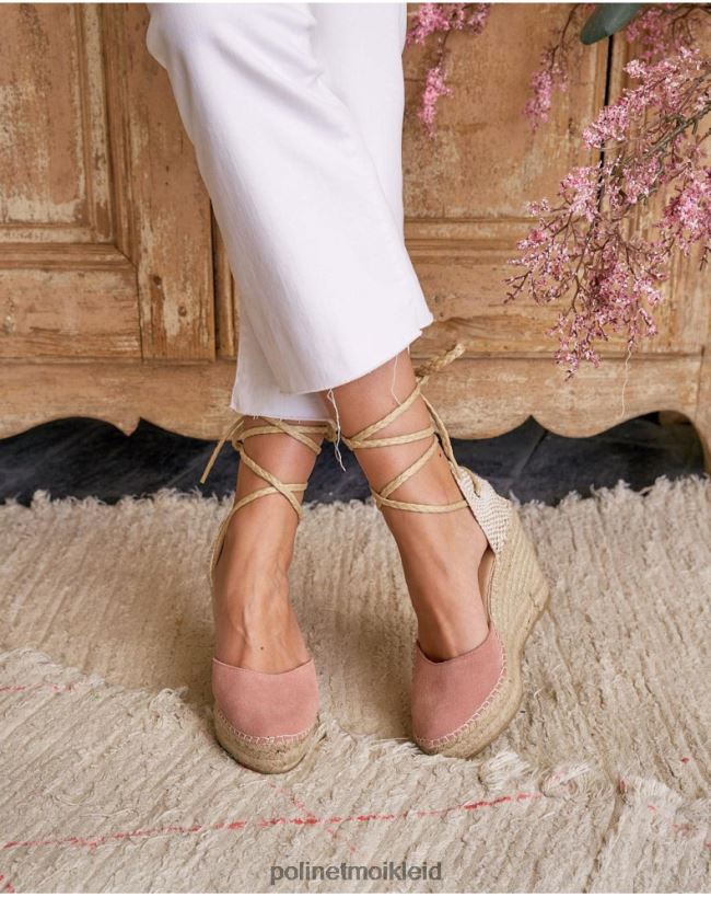 Polin et moi Espadrille-Geflecht Bathsheba HT8R471 Schuhwerk Rose