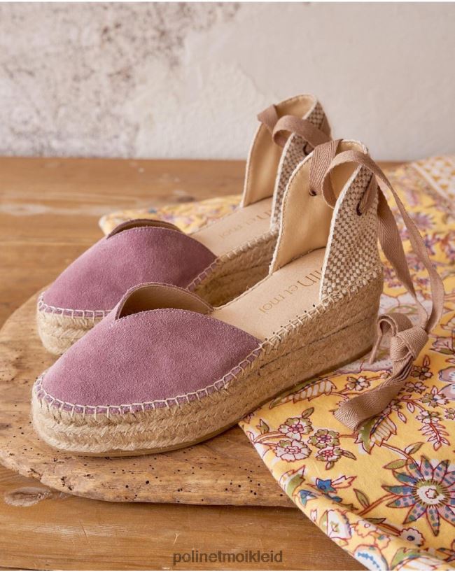 Polin et moi Espadrille-Herz Gabriela HT8R422 Schuhwerk Lavendel
