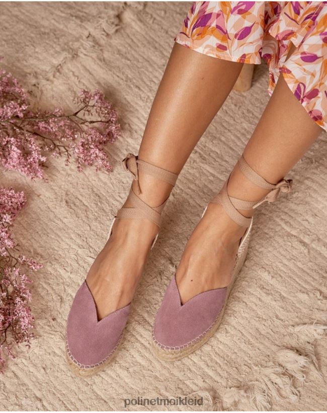 Polin et moi Espadrille-Herz Gabriela HT8R422 Schuhwerk Lavendel