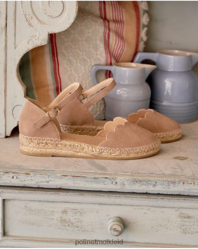 Polin et moi Espadrille Ondas Betsy HT8R414 Schuhwerk Taupe