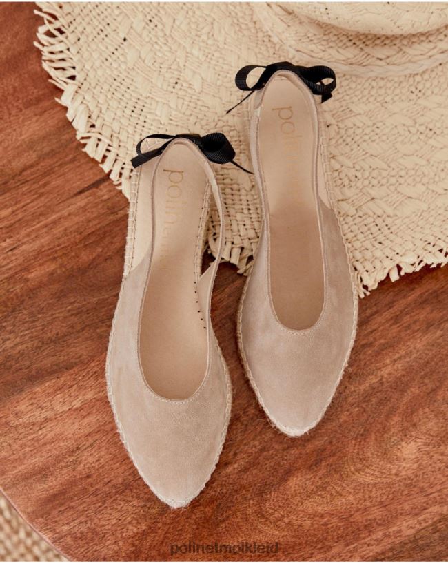 Polin et moi Espadrille-Schleife Natasha HT8R421 Schuhwerk Kamel