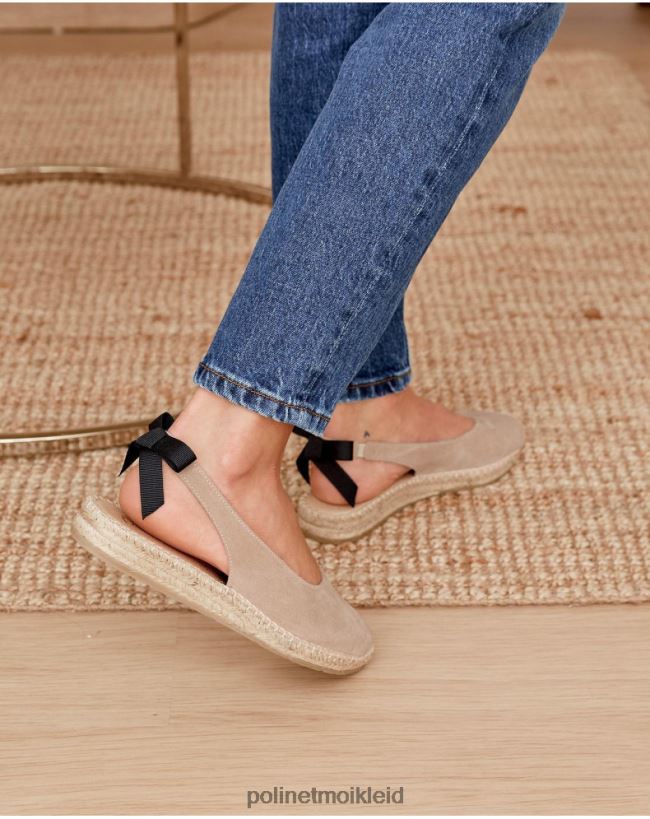 Polin et moi Espadrille-Schleife Natasha HT8R421 Schuhwerk Kamel