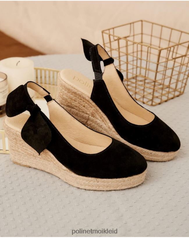 Polin et moi Espadrille-Schleife Zinaida HT8R462 Schuhwerk Schwarz