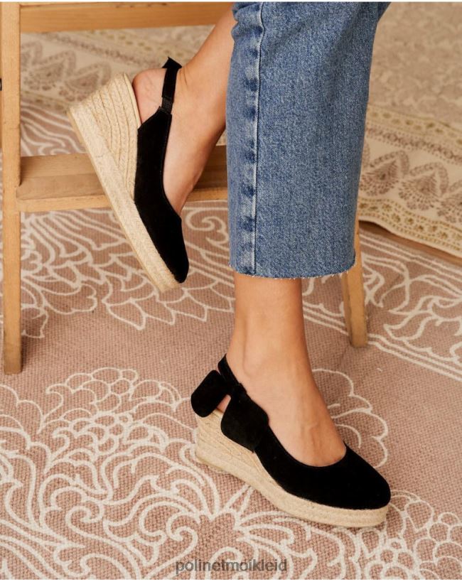 Polin et moi Espadrille-Schleife Zinaida HT8R462 Schuhwerk Schwarz